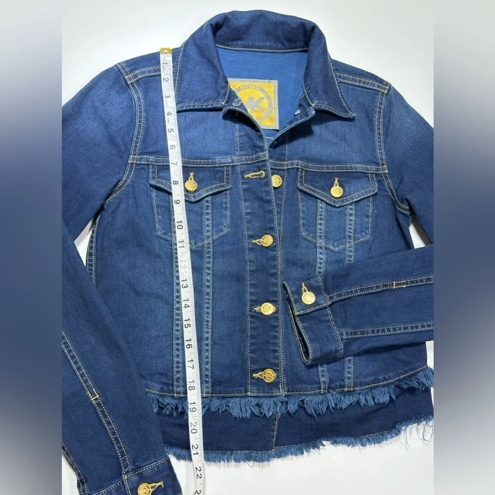 Michael Kors Denim Jacket For Women 🧥 98% COTTON ✅